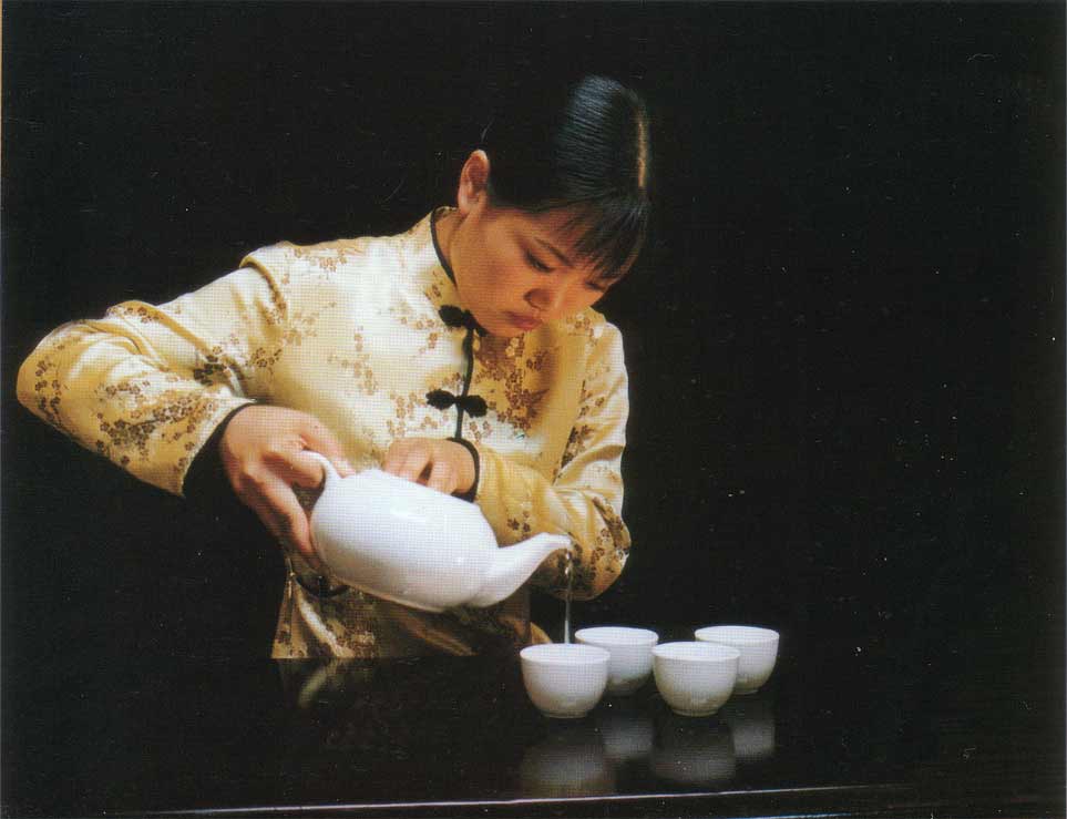 竹型急須中国陶磁器製茶器